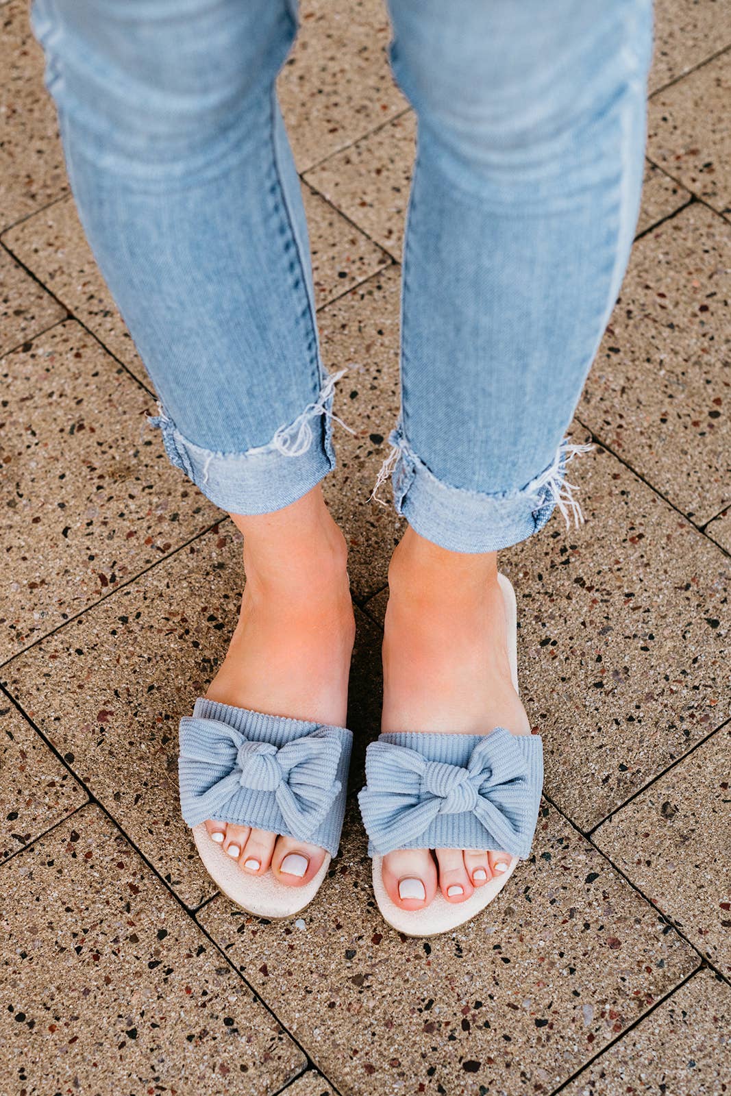 Blue Velvet shoes