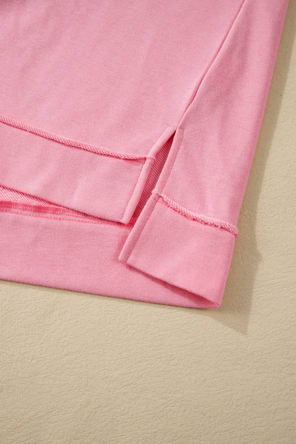 Pink & Red V Neck Sweatshirt