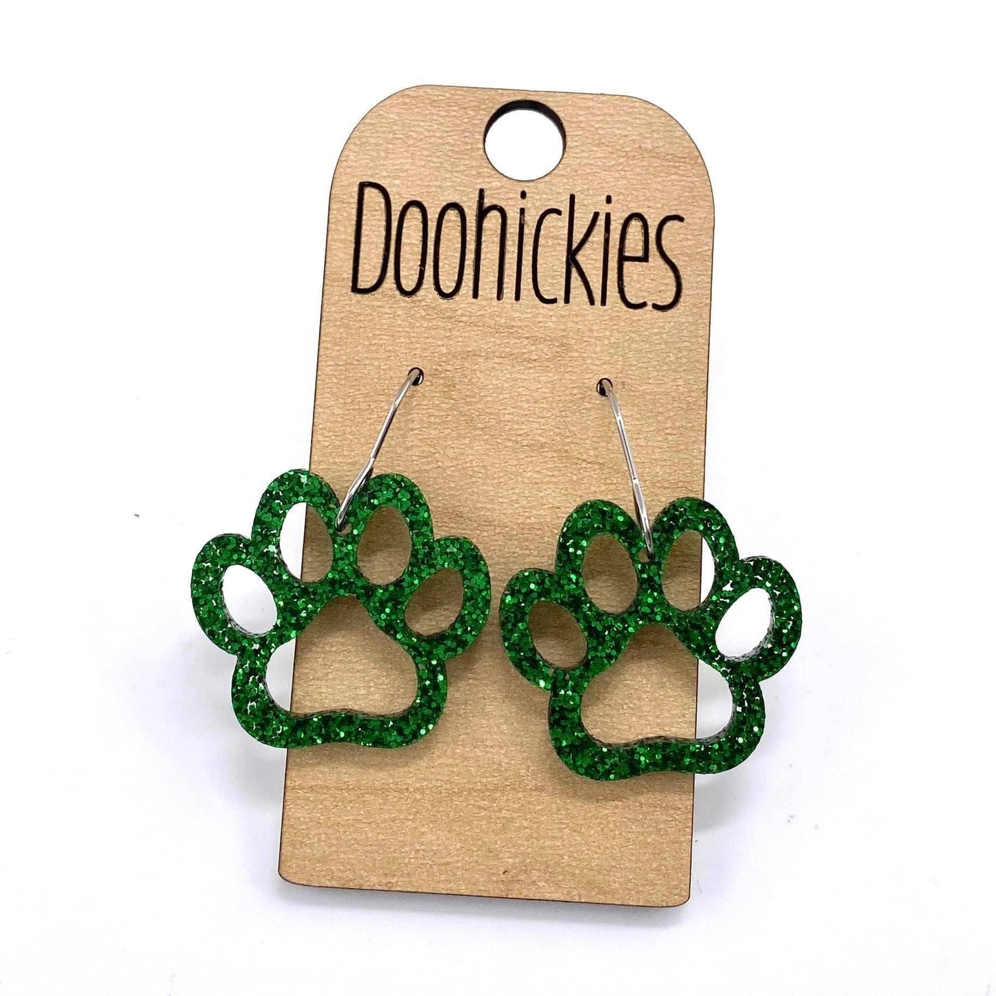 Glitter Paw Dangles