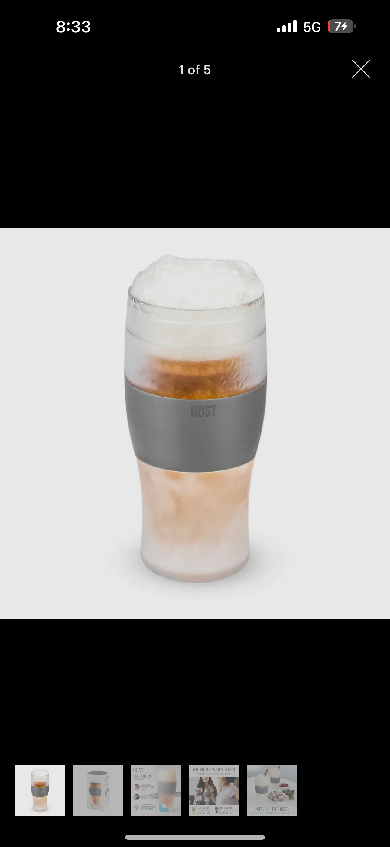 Beer Freeze Cooling Cup