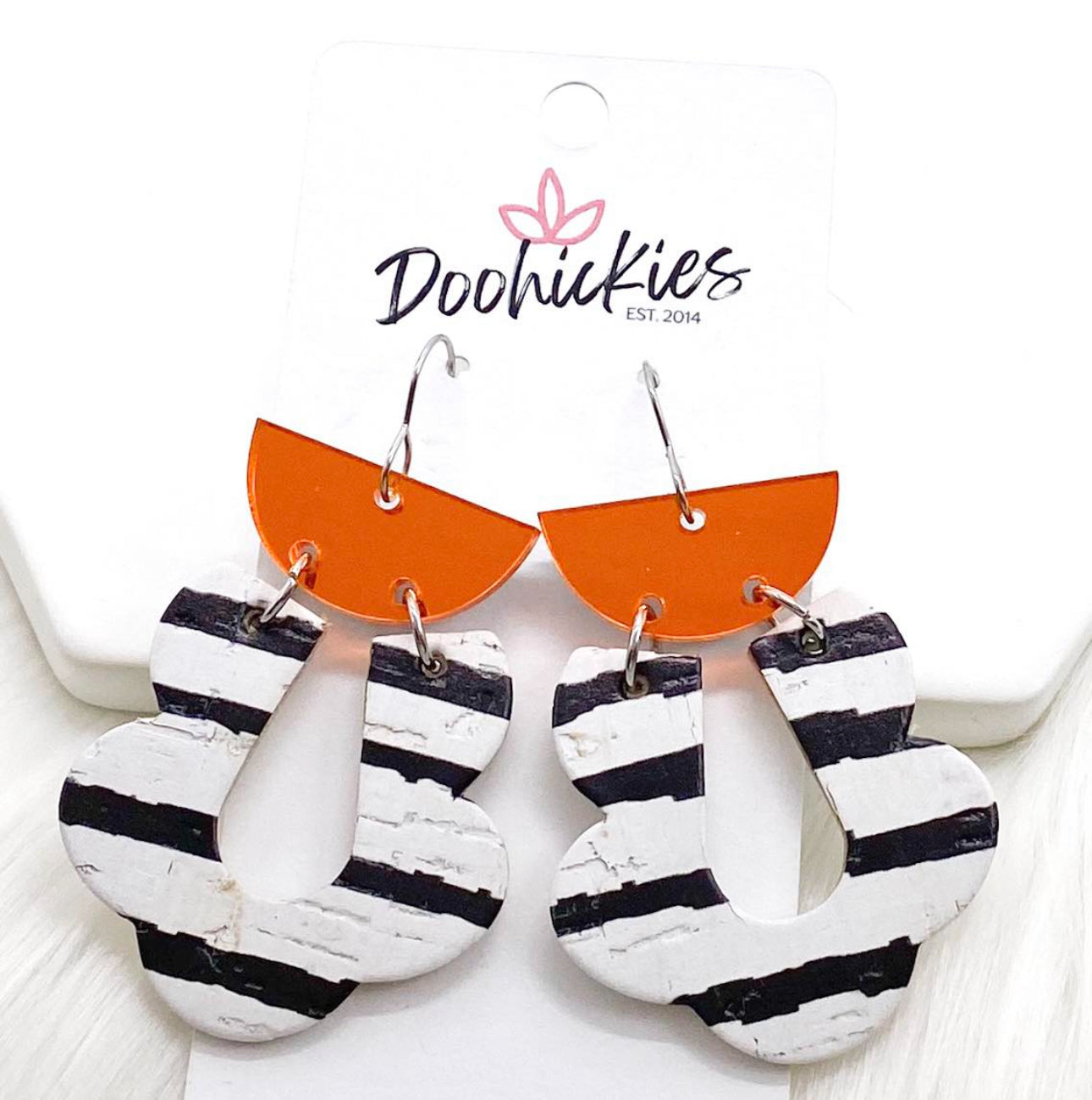 Spooky Stripe Earrings