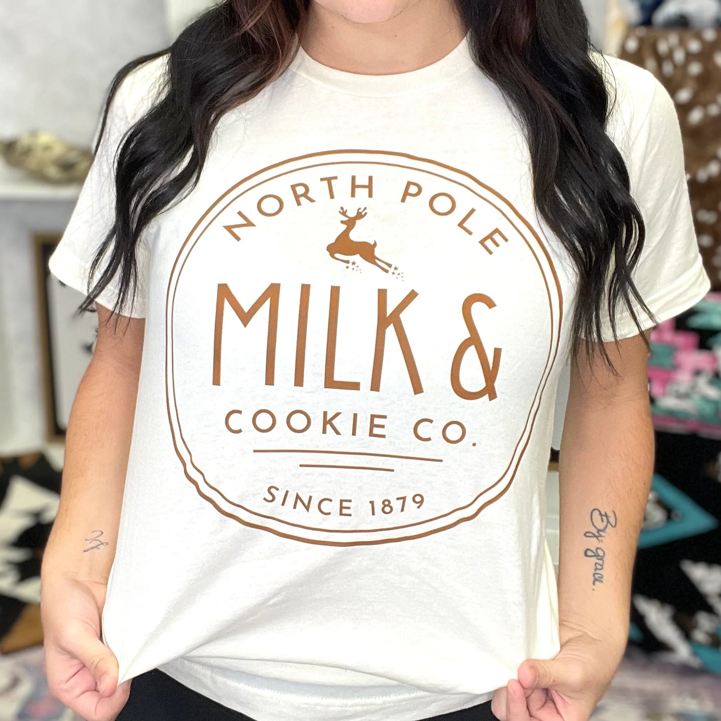 Christmas Milk & Cookie Tee Shirt