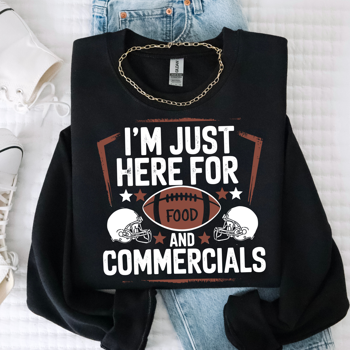 Food & Commercials Fooball Sweatshirt