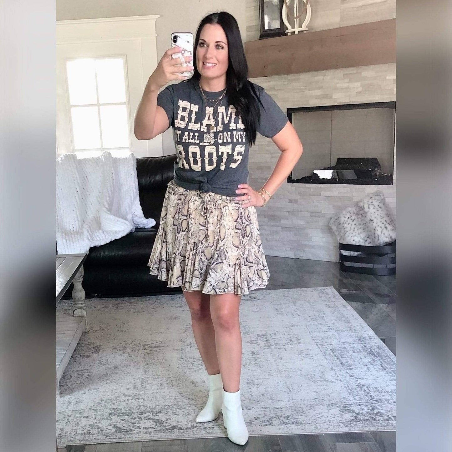 Blame It All On My Roots Soft Graphic Tee