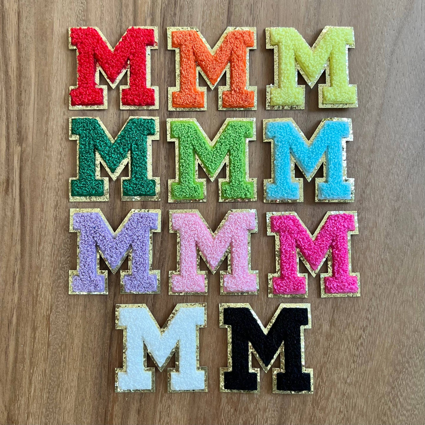 Chenille Letter Patch | Self Adhesive Varsity Letter