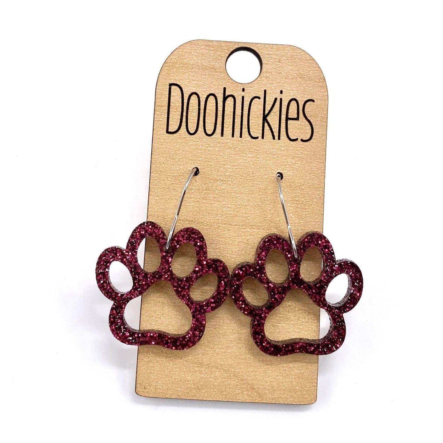 Glitter Paw Dangles