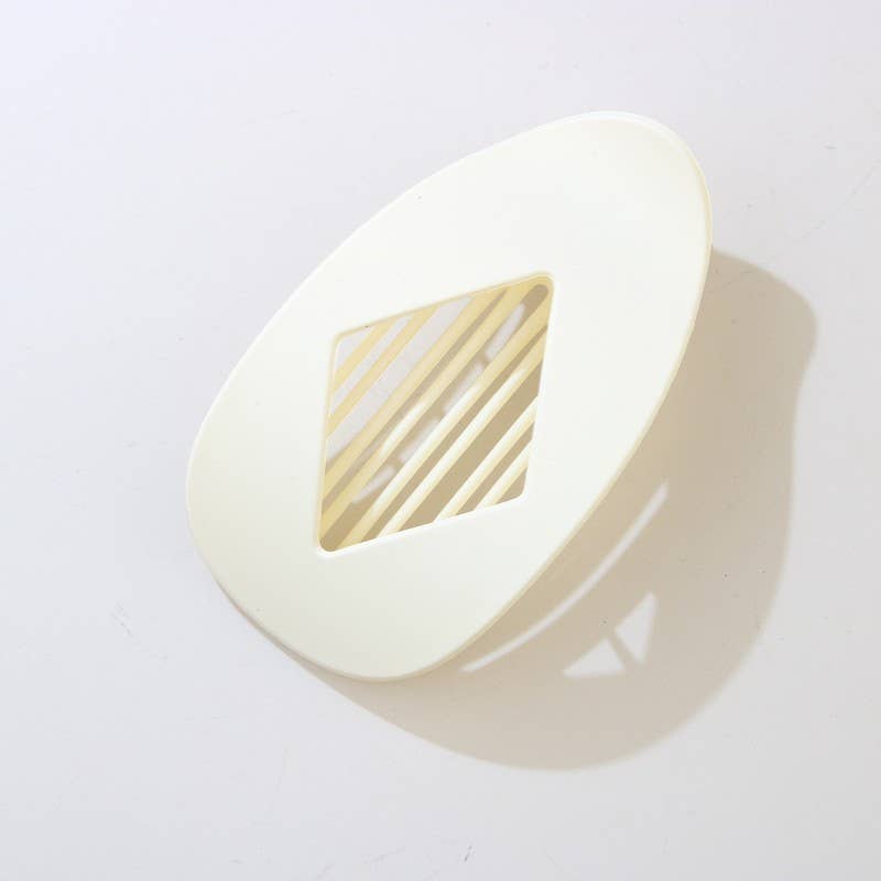 Jumbo Lay Flat Oval Hair Claw Clips Secure Styling