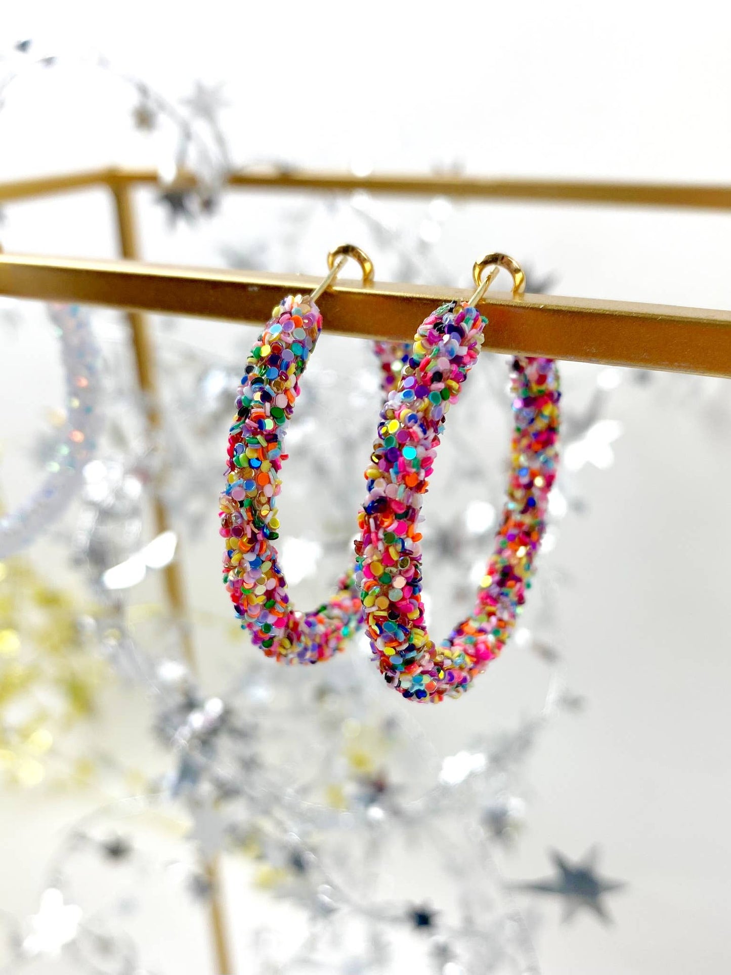 Glitter Hoops