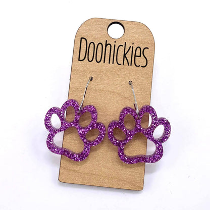 Glitter Paw Dangles