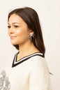 Silver Bow Earrings