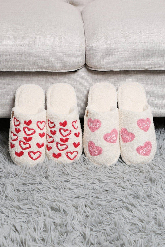 JCL6113 Super Lux Love Heart Slippers