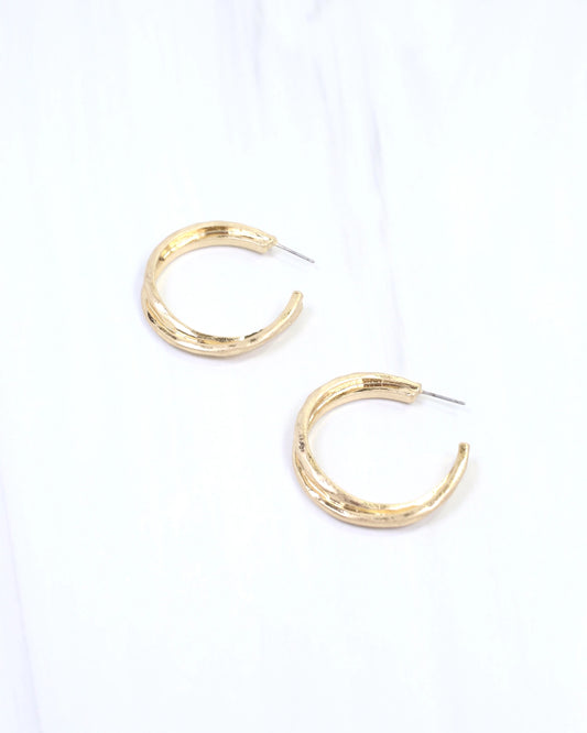Twisted Hoop Earring