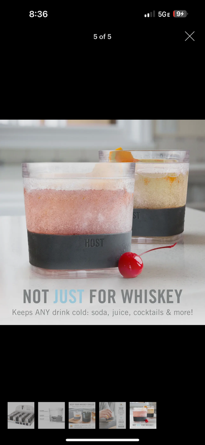 Whiskey Freeze Cups