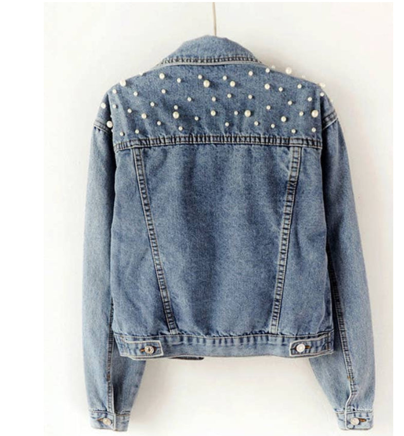 Denim Pearl Jacket