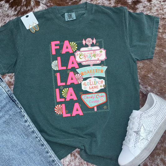 Fa La La Christmas Tee