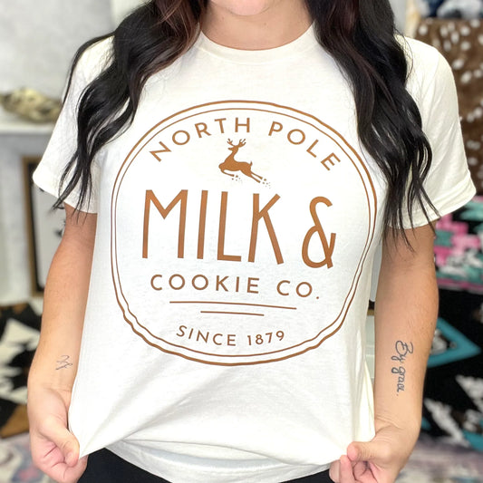 Christmas Milk & Cookie Tee Shirt
