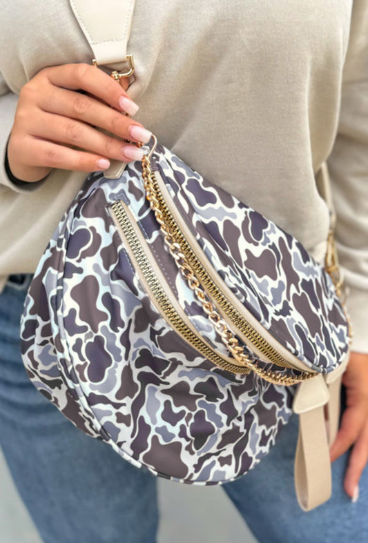 Double Zip Sling Bag