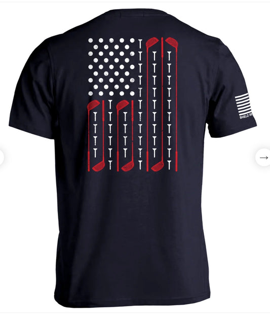 Golf American Flag