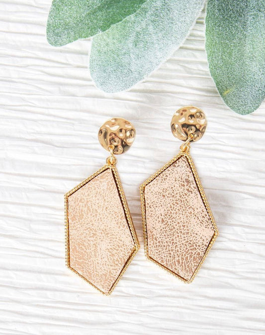 Rose Gold Drop Earrings