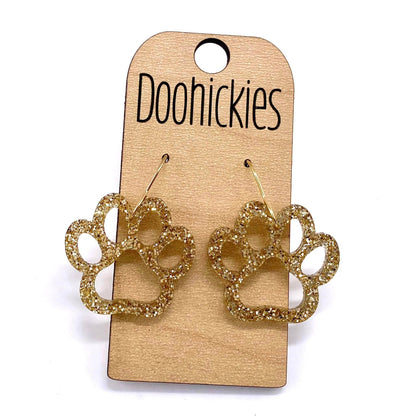 Glitter Paw Dangles