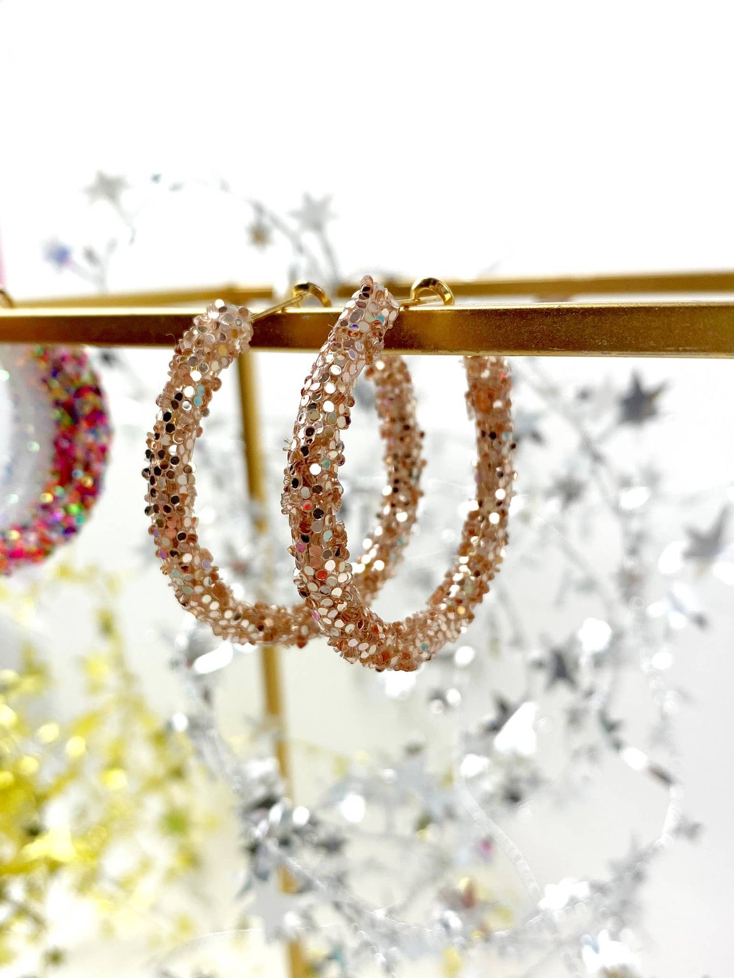 Glitter Hoops