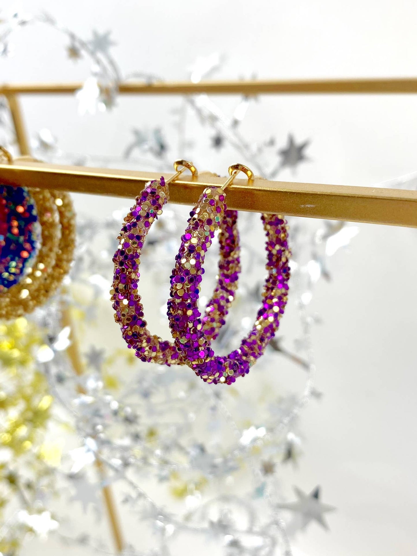 Glitter Hoops