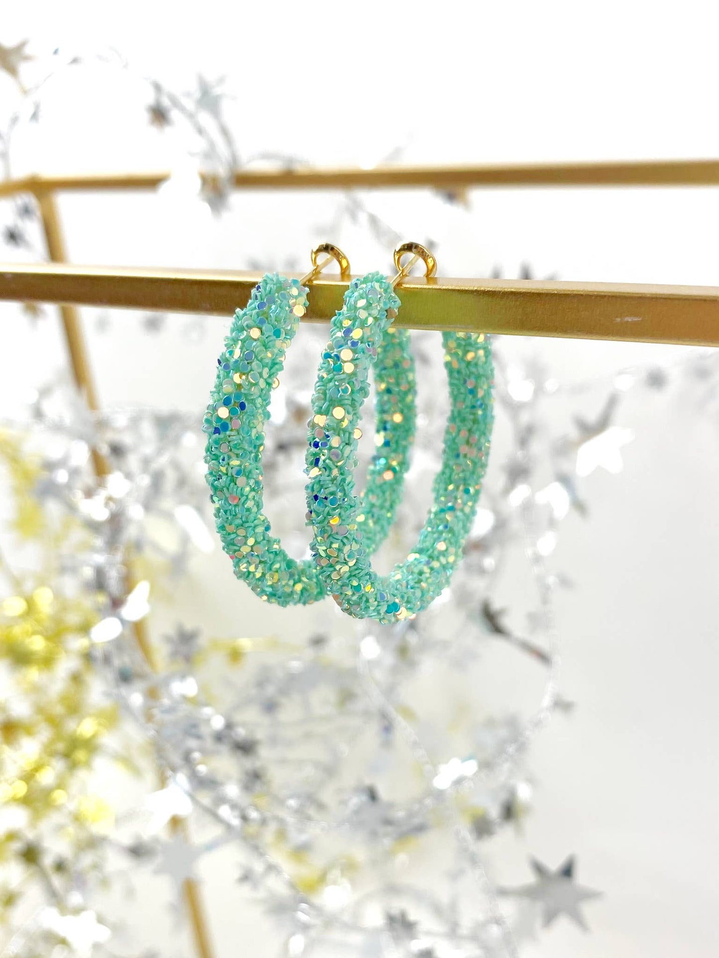 Glitter Hoops