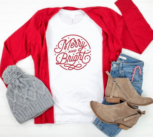 Merry & Bright Tee